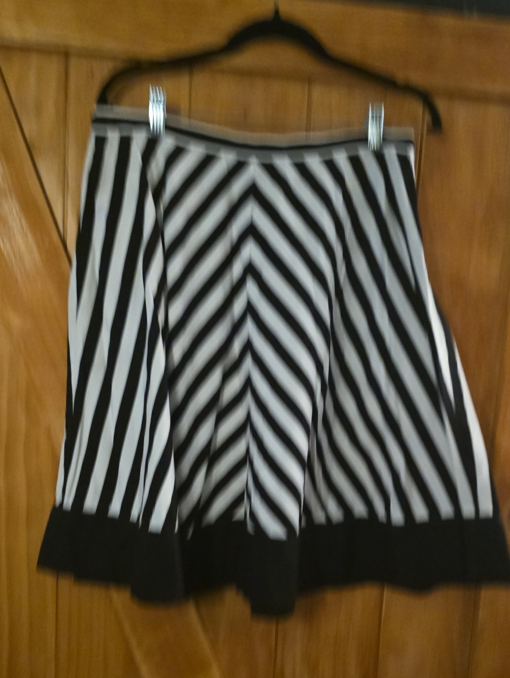 Cotton Striped Skirt